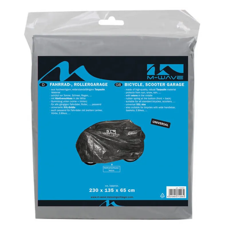 M-Wave Bicycle Storage Cover 230x135x65cm-1